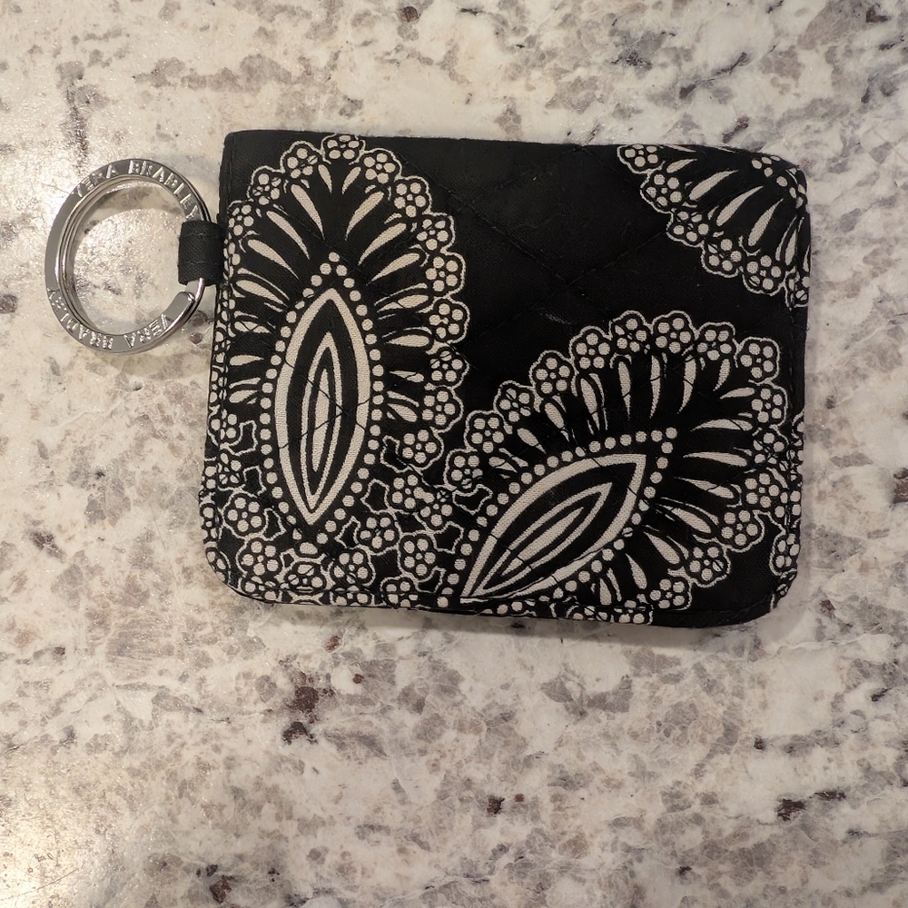 ✨5 For‎ $50 Vera Bradley Black And White Keychain Wallet
